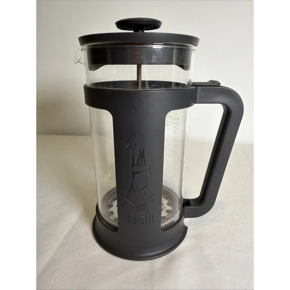 Bialetti Preziosa French Press Glass Coffee Maker 8 Cup